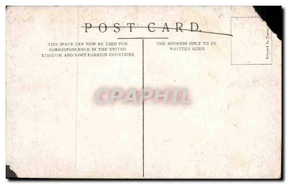 Royal Courts of Justice — Ansicht des gotischen Gebäudes — Verlag: Printed in Germany - Rückseite