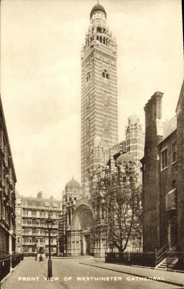 Westminster Cathedral — Frontansicht — unbekannter Verlag, Seriennummer nicht sichtbar - Vorderseite