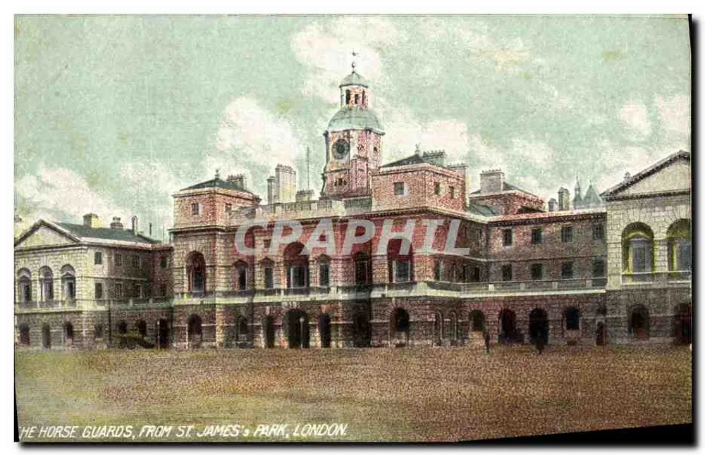 Die Pferdewachen, Ansicht vom Park Saint-James — London - Vorderseite