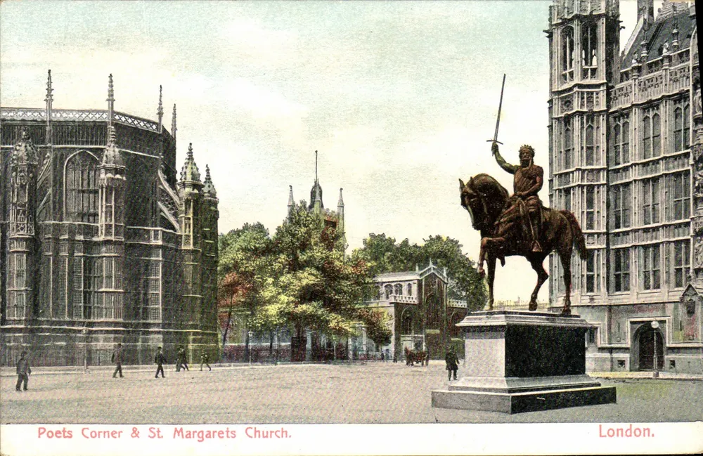 Poets Corner & St. Margarets Kirche — London — Verlag nicht sichtbar - Vorderseite