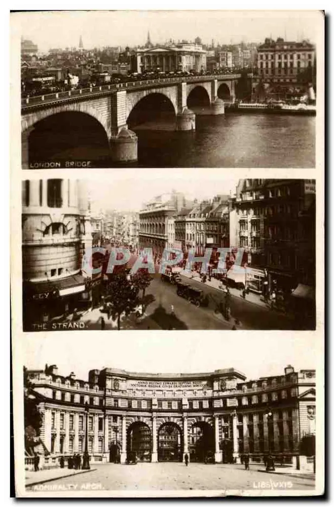 London Bridge — The Strand — Admiralty Arch — Wembley Manufacture - Vorderseite