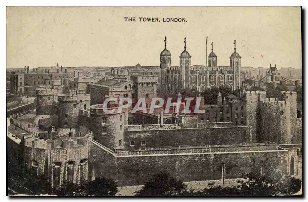 Wieża Londynu — widok panoramiczny — seria The Auto-Photo - Awers
