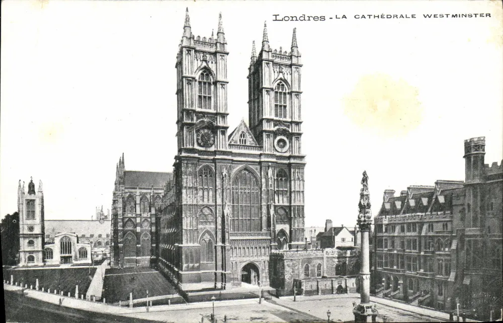 Londres - A Catedral de Westminster — editor não visível - Frente
