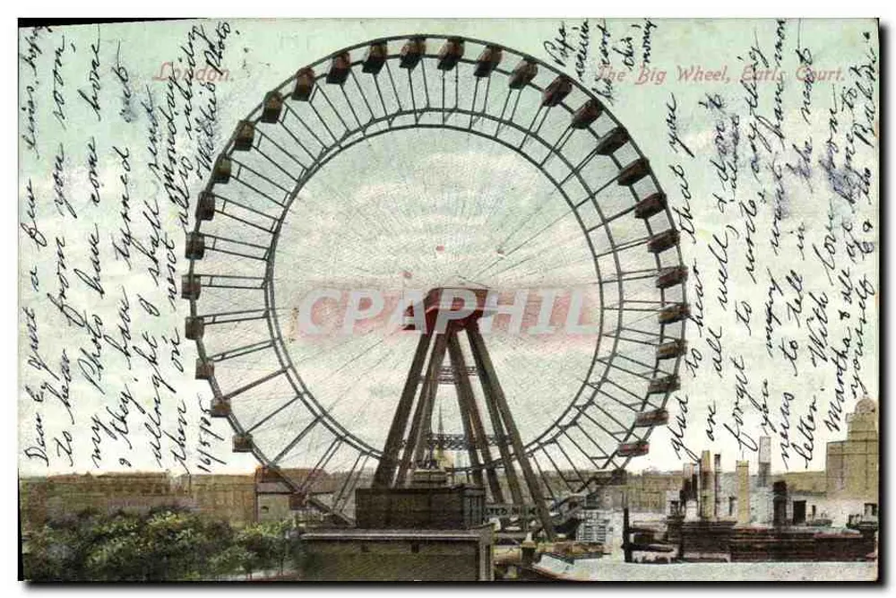 The Big Wheel, Earls Court — London — Verlag nicht sichtbar - Vorderseite