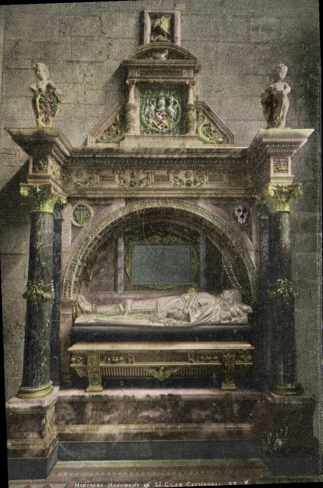 Montrose-Monument in der Kathedrale Saint-Giles — Verlag Inglis, Serie 'Inglis Series' - Vorderseite