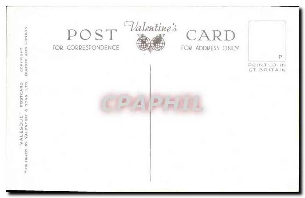 Winter Gardens — Weston-Super-Mare — Valesque Postcard - Verso