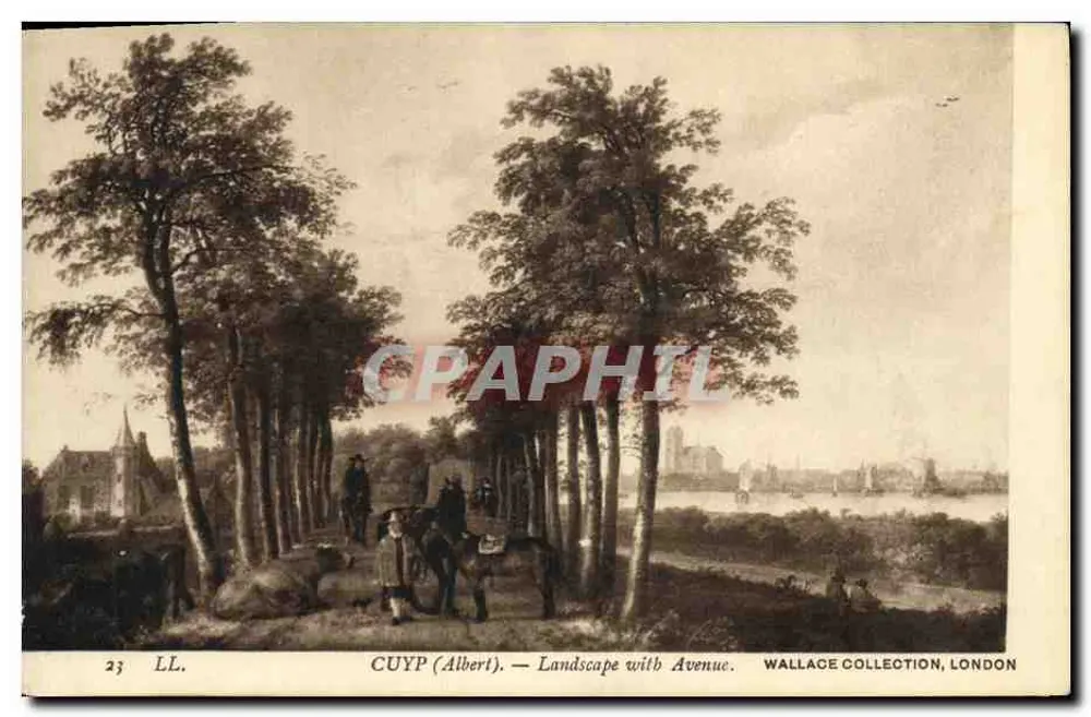 Landschaft mit Allee — CUYP (Albert) — Wallace Collection, London - Vorderseite