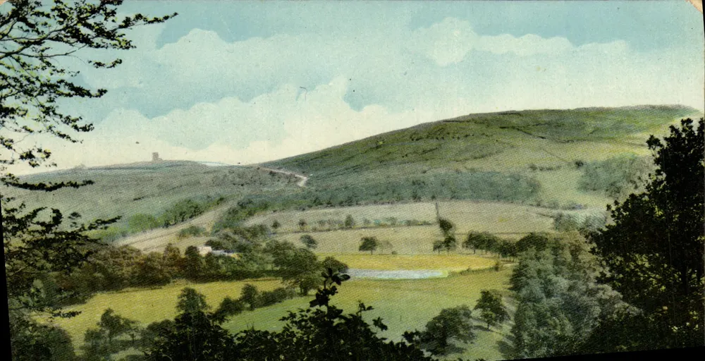 Ländlicher Landschaft — Hügel und Tal — Magalden Series, n° B. 5234 - Vorderseite