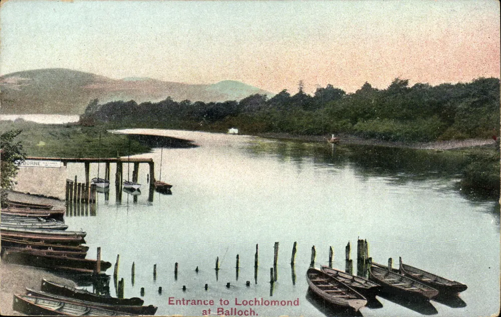 Eingang zum Lochlomond in Balloch — C. R. G. Brit & Sons, Alexandria - Vorderseite