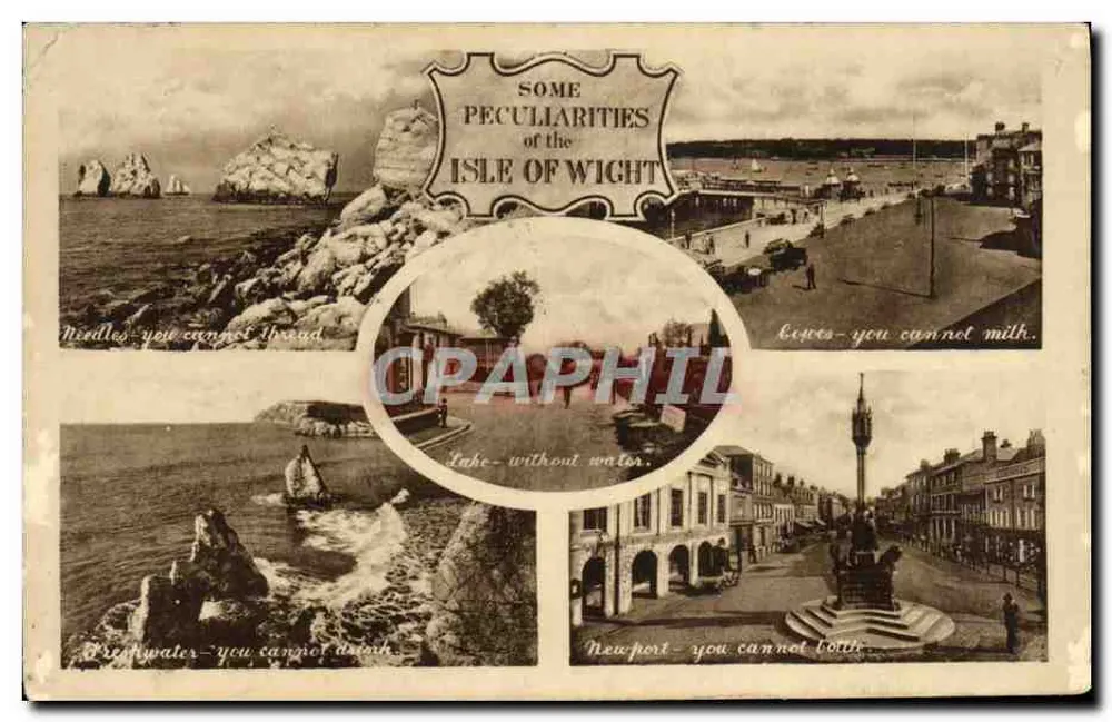 Einige Besonderheiten der Insel Wight — Frith's Series — F. Frith & Co. Ltd., Reigate - Vorderseite