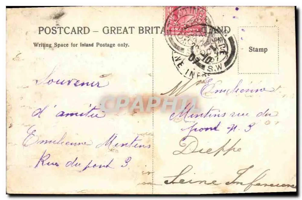 Lago Swan — Wandsworth Common — editor não identificado - Verso