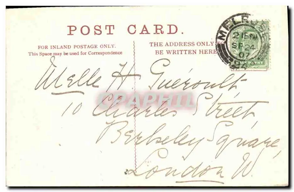 Abbotsford, Garden Front — vista do castelo de Melrose — editor Melrose - Verso