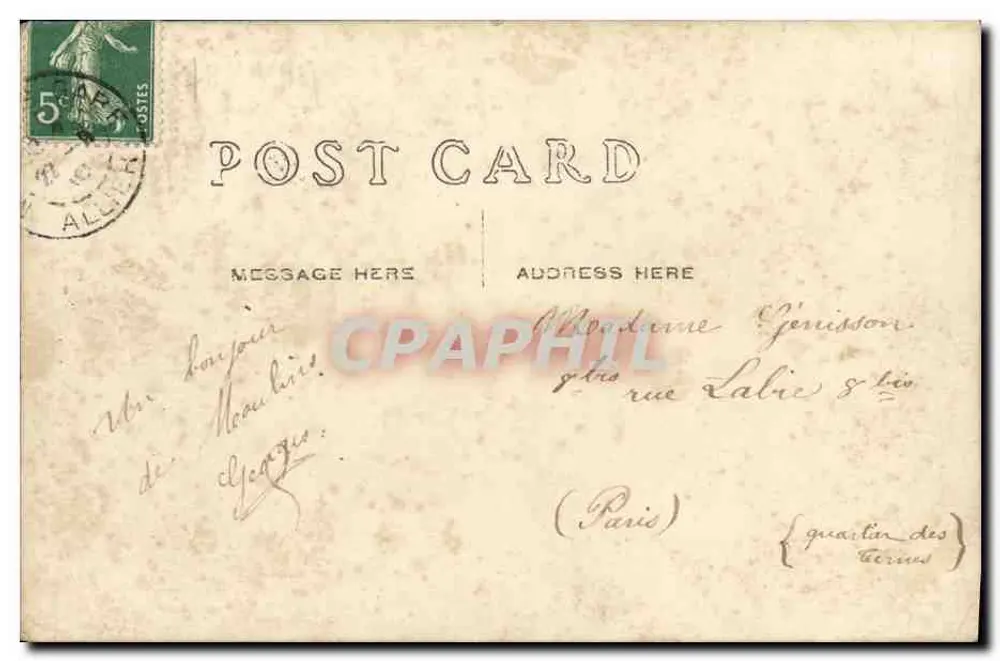 Ansicht des Mühlenplatzes — PESHA PHOTO 1593 — Verlag: PESHA PHOTO - Rückseite