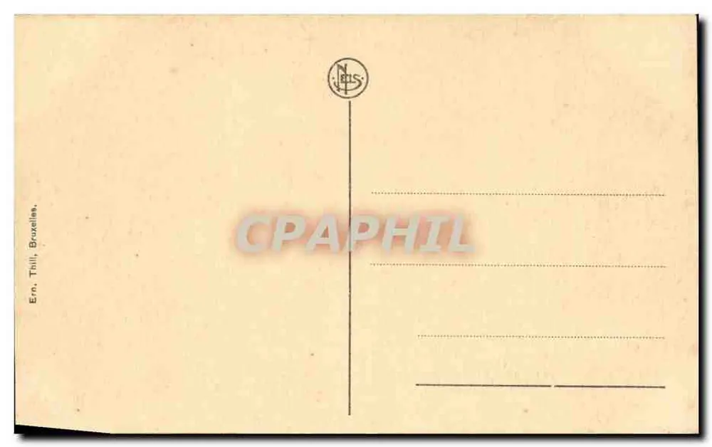 Stadt Tamise - Dampfer WILFORD I. — Verlag Ern. Thill, Brüssel - Rückseite