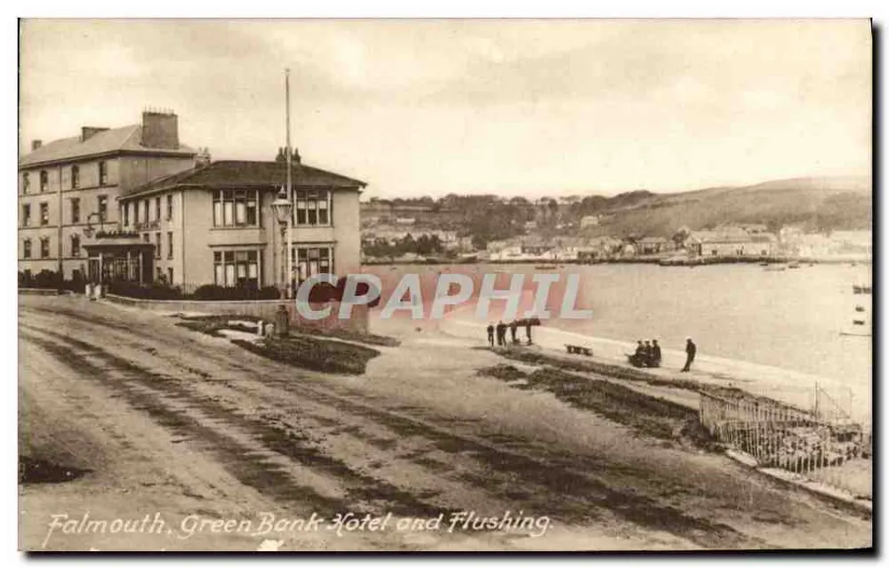 Falmouth, Green Bank Hotel und Flushing — Firth's Series - Vorderseite
