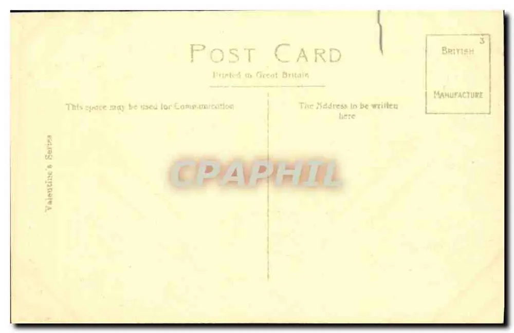 Palacio de Holyrood, Las Torres de James V — Valentine & Sons, n° 0244 - Reverso