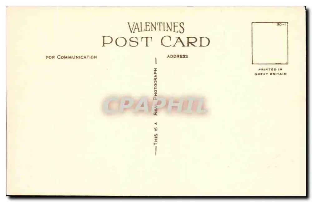 Liverpool — St George's Hall und umliegende Orte — Valentine's Post Card - Rückseite