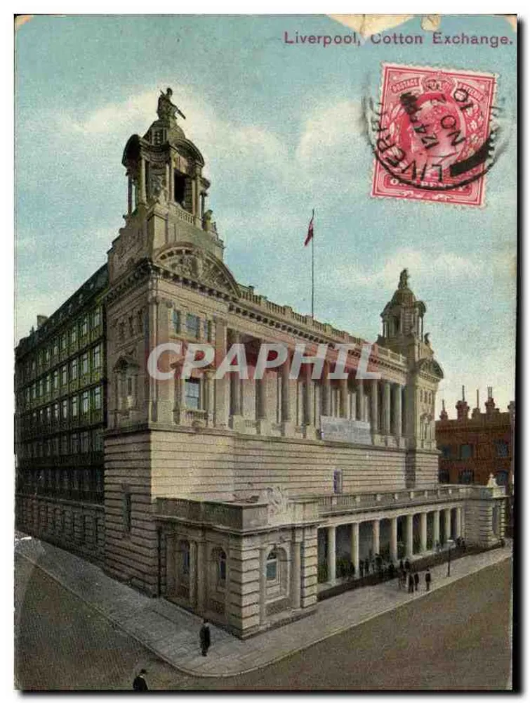 Liverpool, Cotton Exchange — vista arquitetônica — editor não identificado - Frente