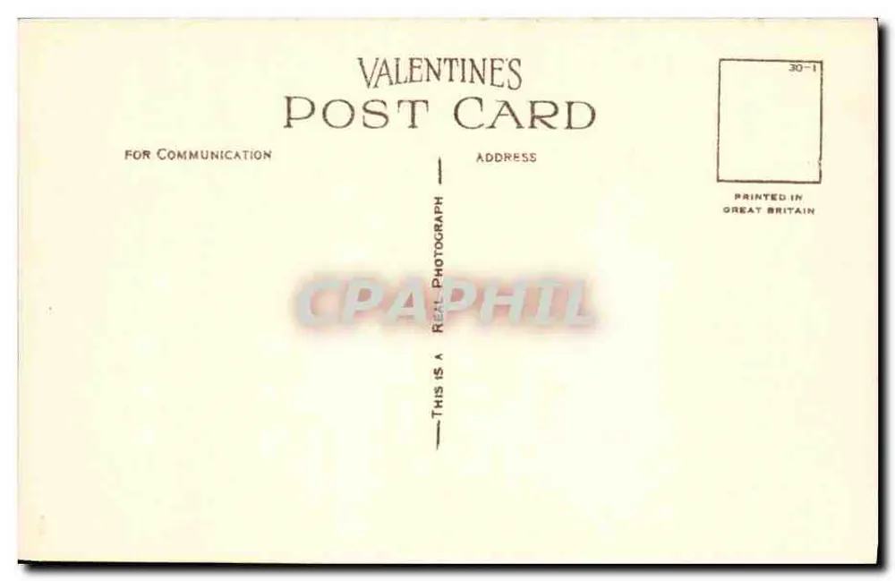Liverpool — Liver Cunard and Dock Offices — Valentine's Post Card - Verso
