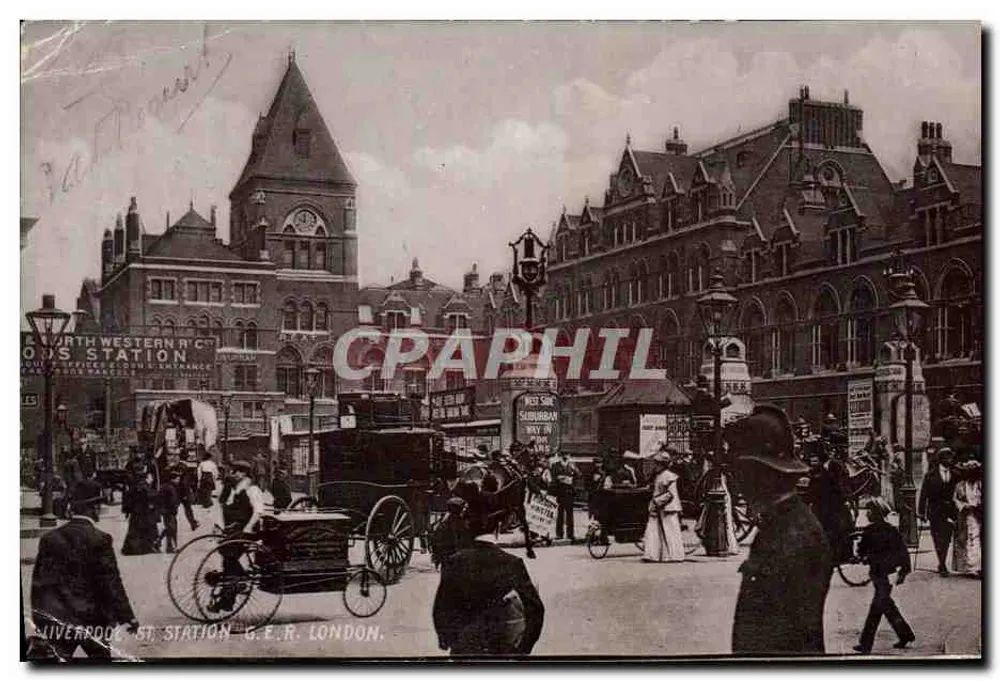 Liverpool Street Station — G.E.R. London — éditeur Empire Series, London W.C. - Recto