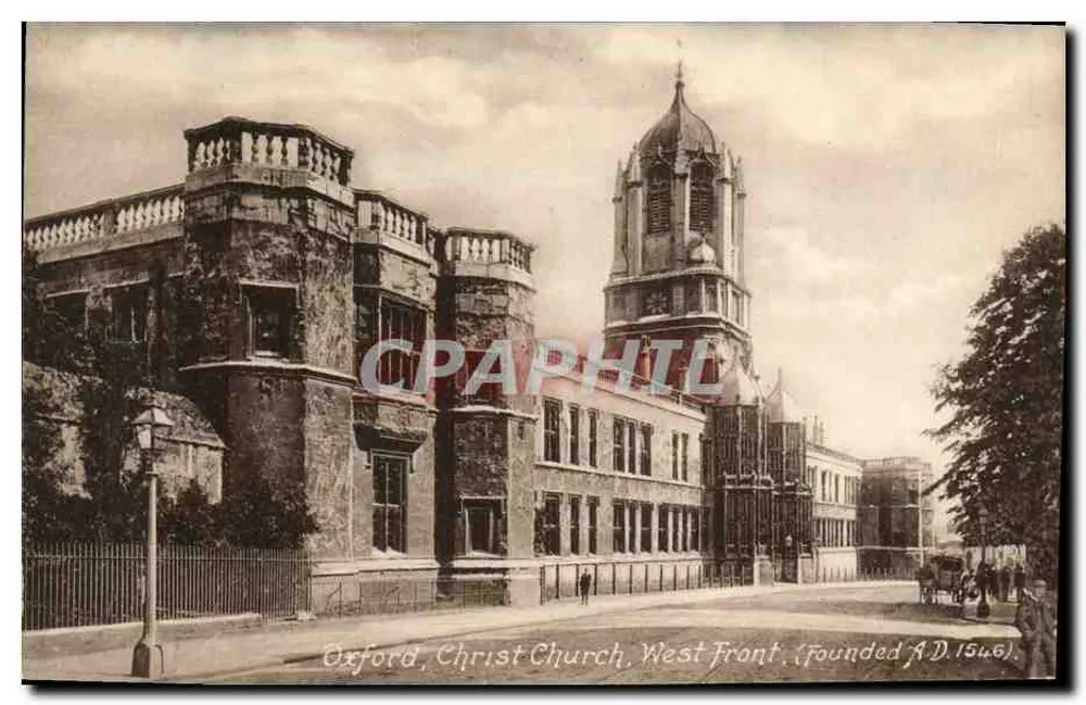 Oxford, Christ Church, West Front — gegründet AD 1546 — Serie Frith's, Nr. 30178 - Vorderseite