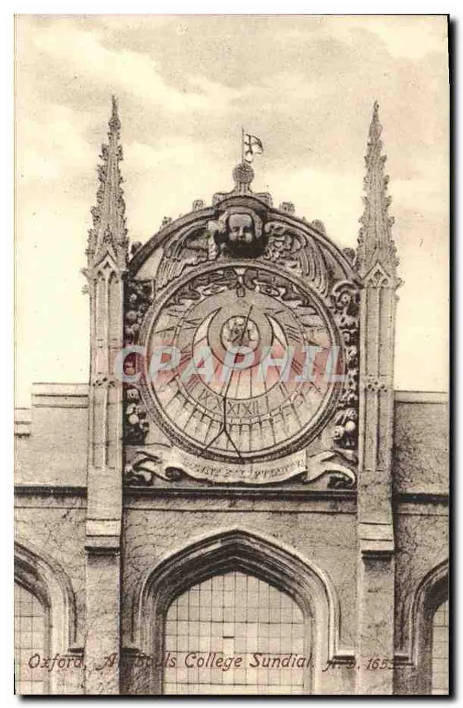 Oxford, Sonnenuhr des All Souls College — Frith's Serie, Nr. 57101 - Vorderseite