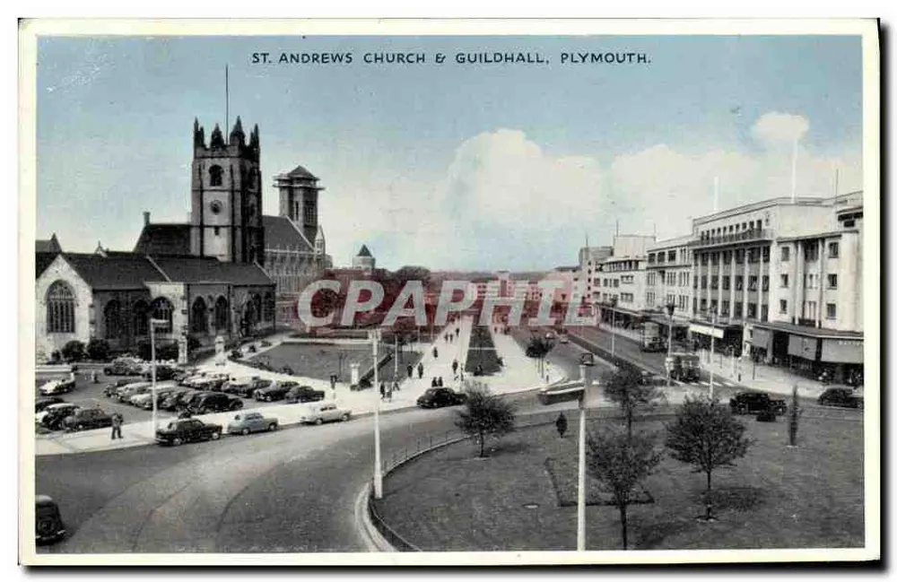 St. Andrews Kirche & Guildhall, Plymouth — E.T.W. Dennis & Sons Ltd. — P.0831 - Vorderseite