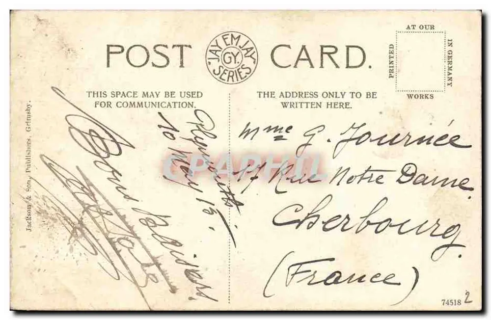 Plymouth — widok panoramiczny — Jackson & Son, Grimsby - Rewers