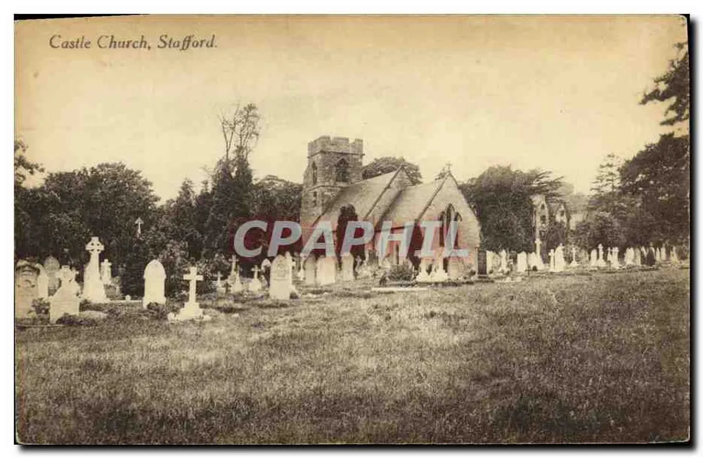 Schlosskirche, Stafford — Verleger W.H.S.&S., n° 72 - Vorderseite