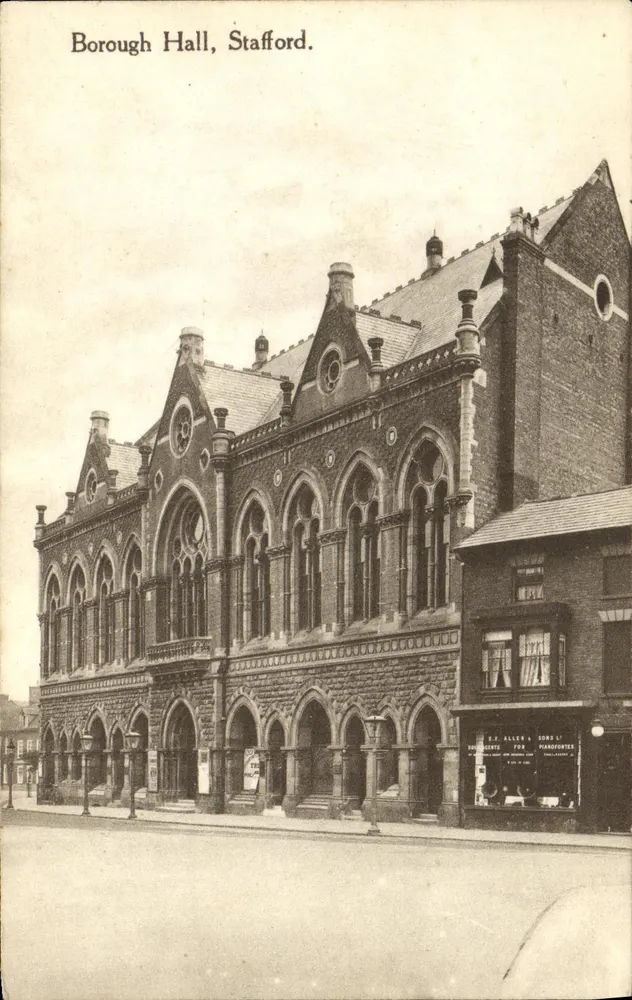Borough Hall, Stafford — Verlag W.H.S.&S., Serie Nr. 59 - Vorderseite