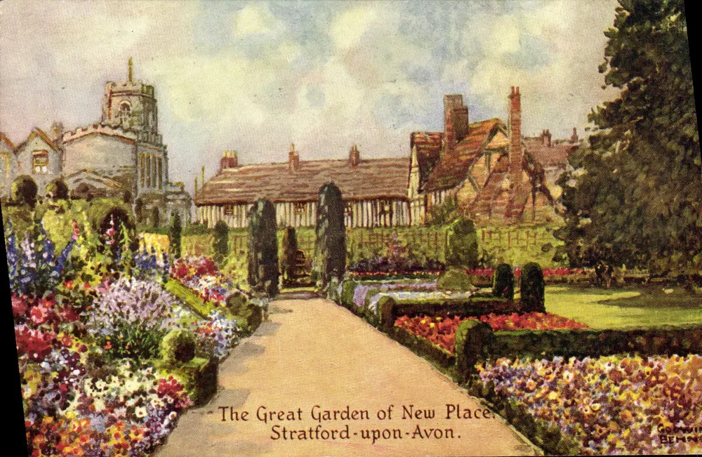 Der große Garten von New Place — Stratford-upon-Avon — Godwin Bennett - Vorderseite