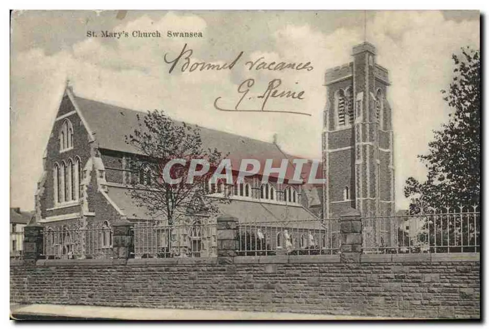 St. Mary's Church Swansea — éditeur Boots Cash Chemists « Polham », série N° 535 - Vorderseite