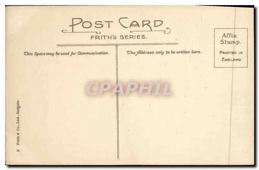 विन्चेस्टर - किंग अल्फ्रेड के स्टेट्यू - फ्रिथ के श्रृंखला संख्या 43677a - पीछे