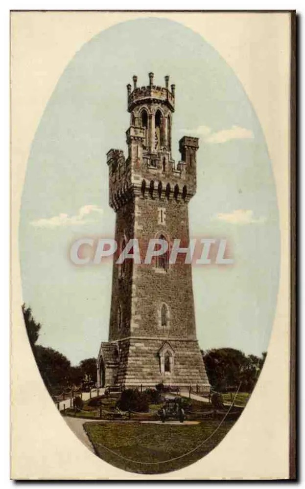 Torre da Torre da Torre — vista de estilo gótico — carta postal não datada - Frente
