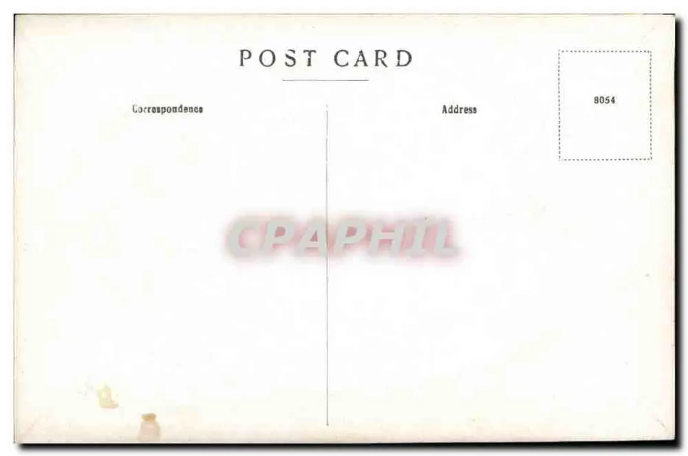 Torre da Torre da Torre — vista de estilo gótico — carta postal não datada - Verso