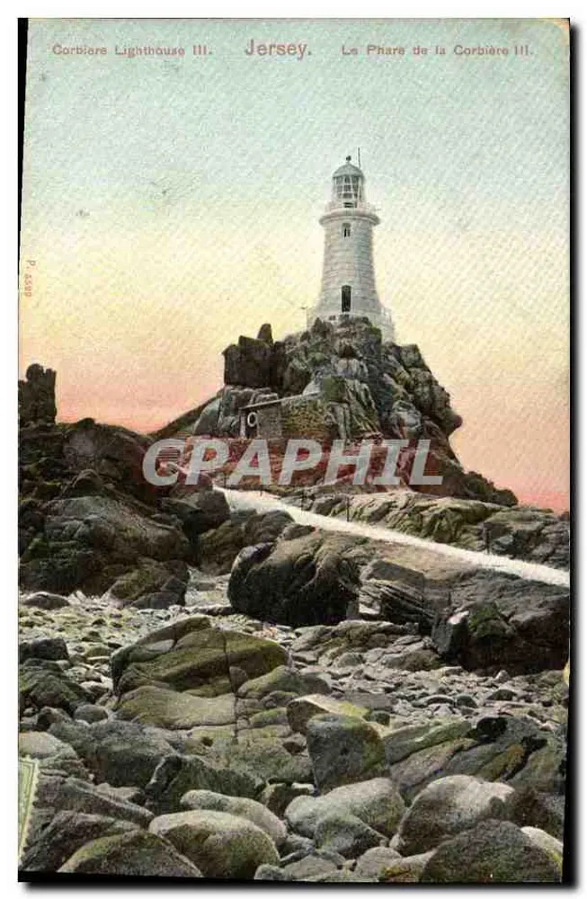 Farol da Corbière III — Jersey — Série Peacock 'Autocochom' - Frente