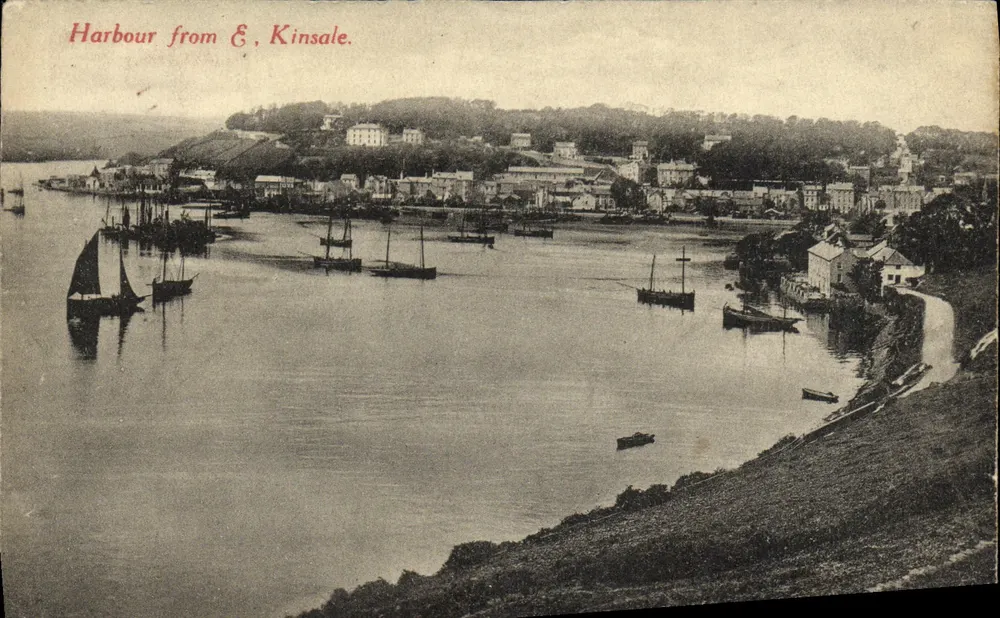 Harbour from E., Kinsale — vue du port depuis l'est — H. R. Giffill, Cork - Frente