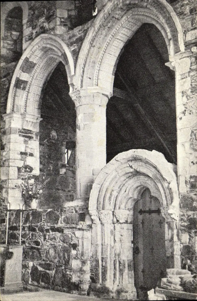 Abtei Sainte-Marie d'Iona — Türe zum Chor — Serie Iona Community - Vorderseite