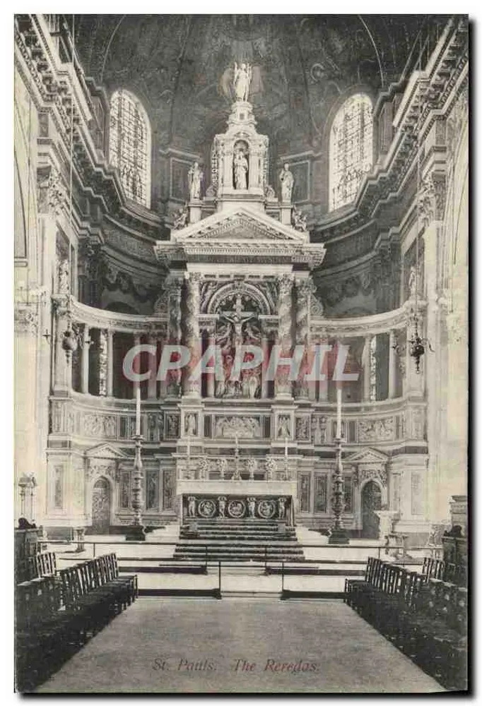 Interior da catedral de São Paulo — o retable — G. Smith, Fotografia - Frente