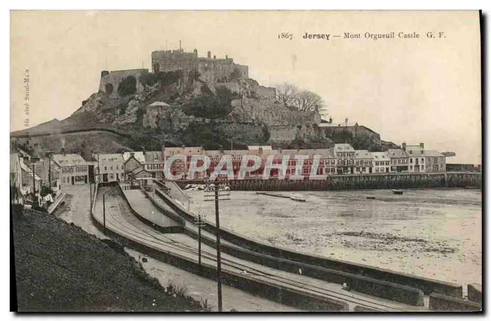 Jersey — Mont Orgueuil Castle — G. F. - Voorkant