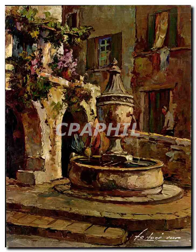 Fontaine na Provência — Editor E. K. G. 257 B — Oranger, imp. - Processo 359 - Frente
