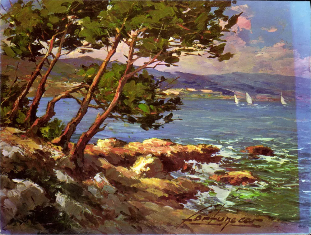 Calanque na Costa — Pintura de Fortuné Car — Edições Saint-Martial - Frente