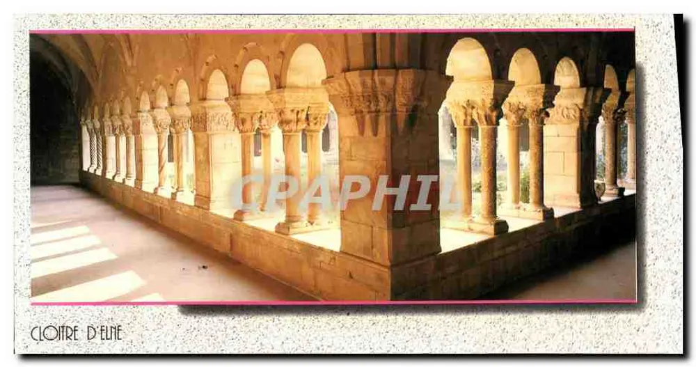 Cloister of Elne — series number visible - Front