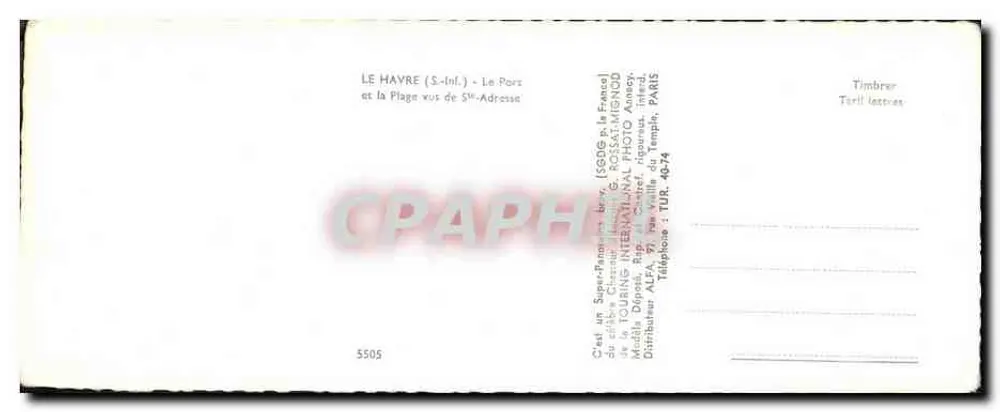 Le Havre (S.-Inf.) - Der Hafen und die Strände von S^e-Adresse - Rückseite