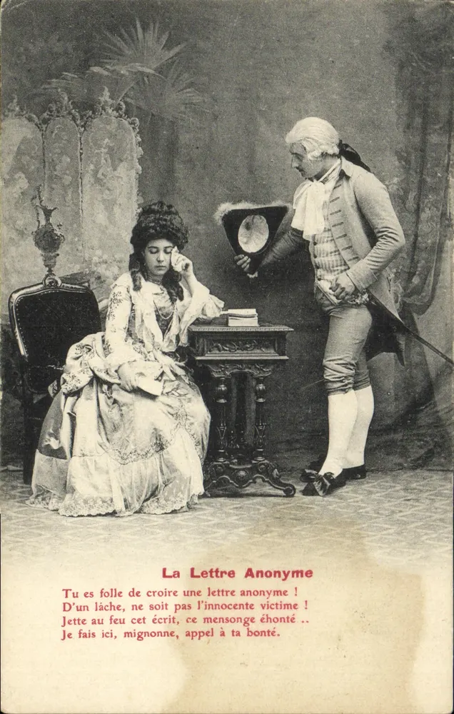Anonimowa Lista — Scena teatralna — wydawca nieznany - Awers