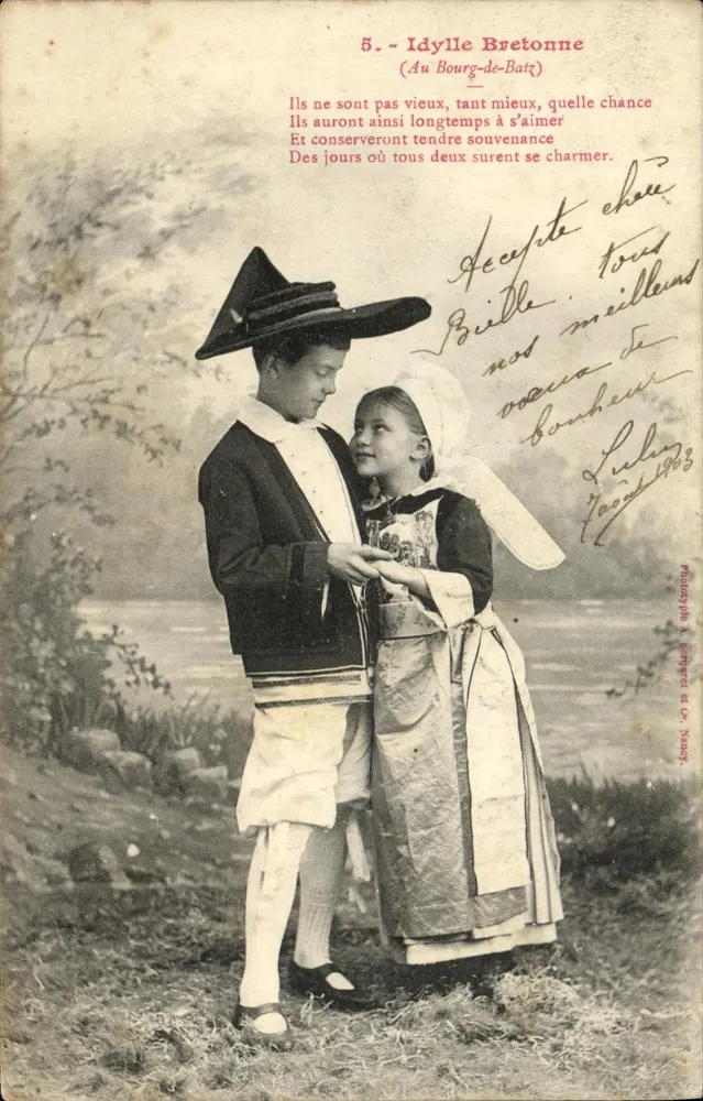 Bretagne Idylle — Auf dem Bourg-de-Baïtz — Foto von Jules & Cie, Nantes - Vorderseite