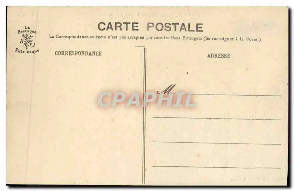 Angielski niszczyciel w pełnym zasięgu — kolekcja A. Weron, St-Brieuc — n° 4020 - Rewers