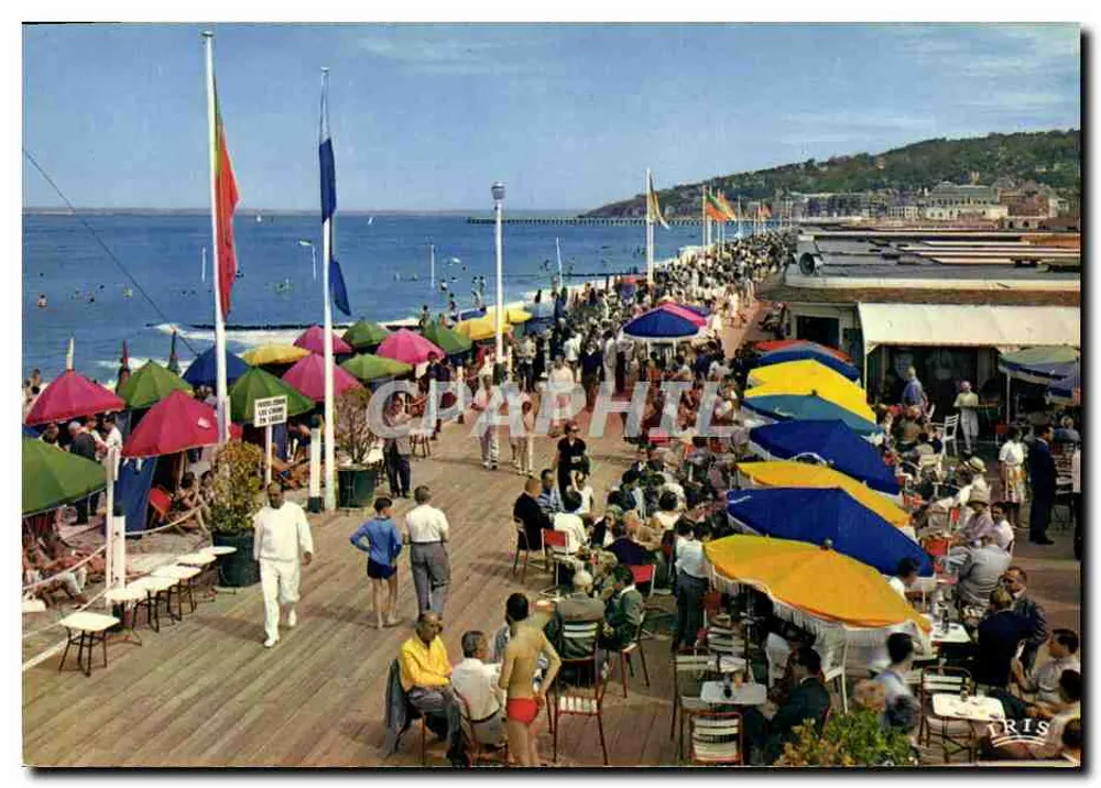 Deauville — Le Bar du Soleil und die Planches — Verlag Lumicap, Serie 2432 - Vorderseite