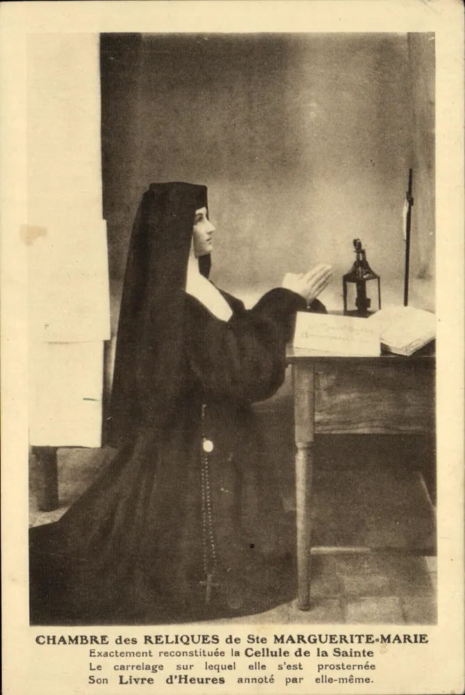 Kammer der Reliquien von St. Marguerite-Marie — Rekonstruierte Zelle — Verlag nicht sichtbar - Vorderseite