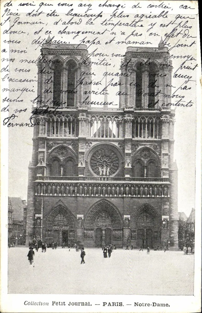 Notre-Dame — Paris — Sammlung Petit Journal - Vorderseite